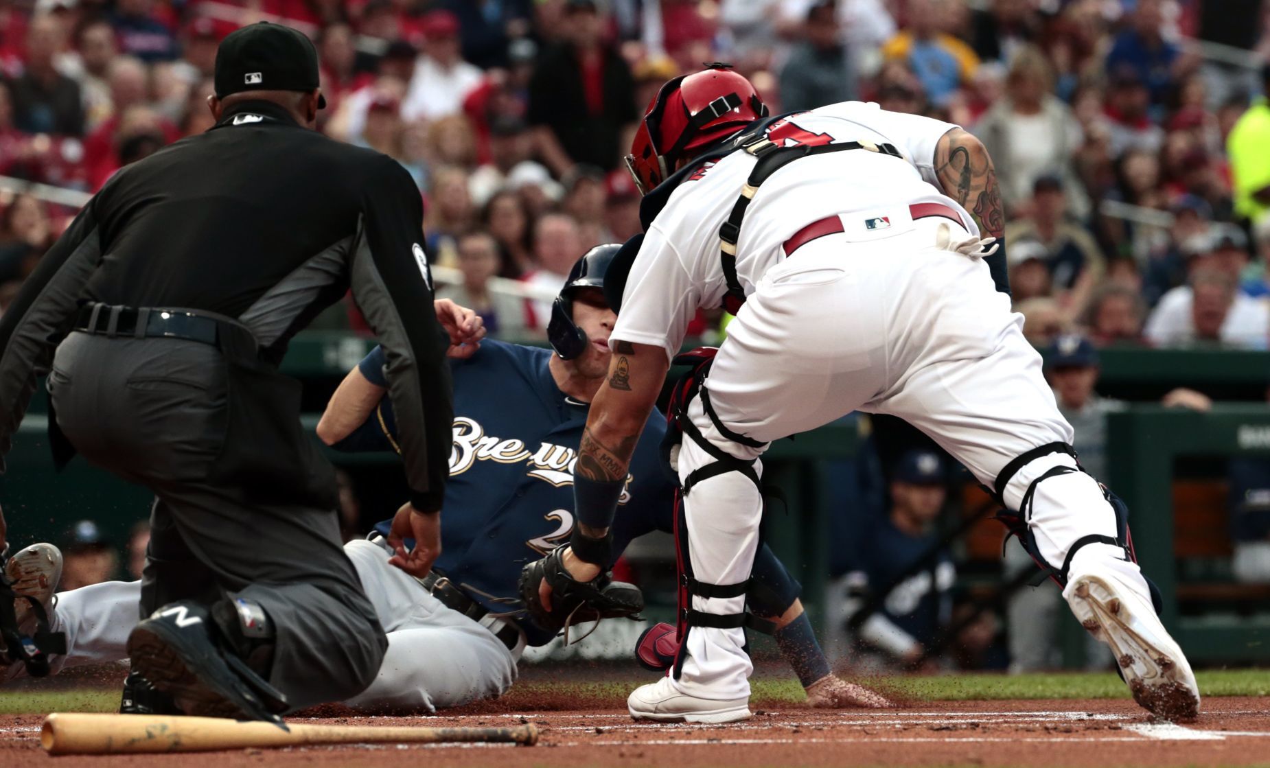 Cardinals vs. Brewers at Busch